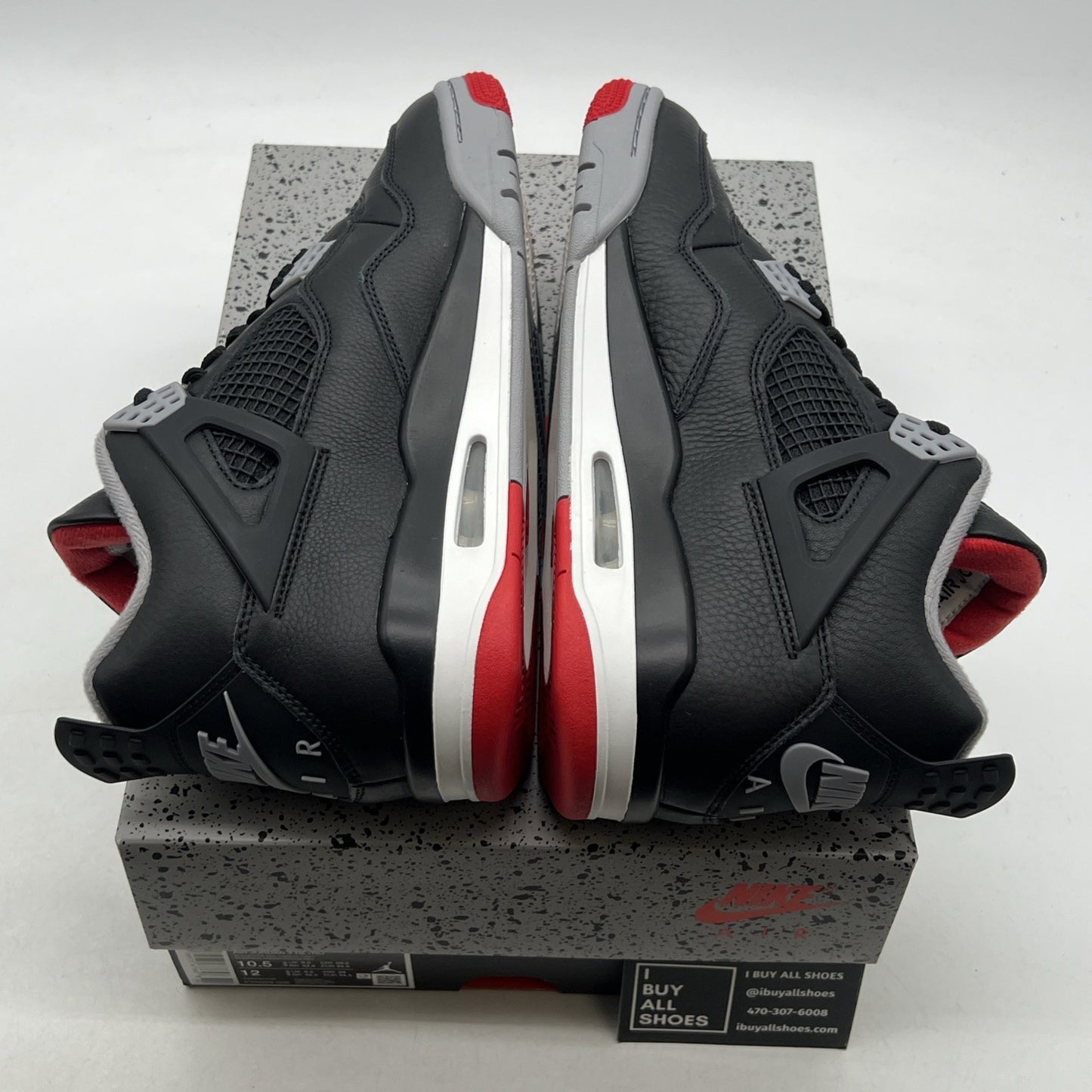 Size 10.5 - Air Jordan 4 Retro Bred Reimagined (FV5029-006)