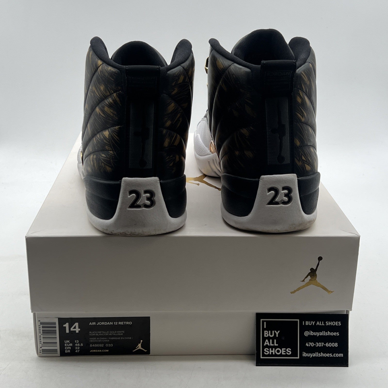 Size 14 - Air Jordan 12 Retro Wings (848692-033)