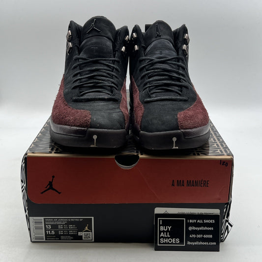 Size 13 - Air Jordan 12 Retro SP x A Ma Maniere Mid Black W (DV6989-001)