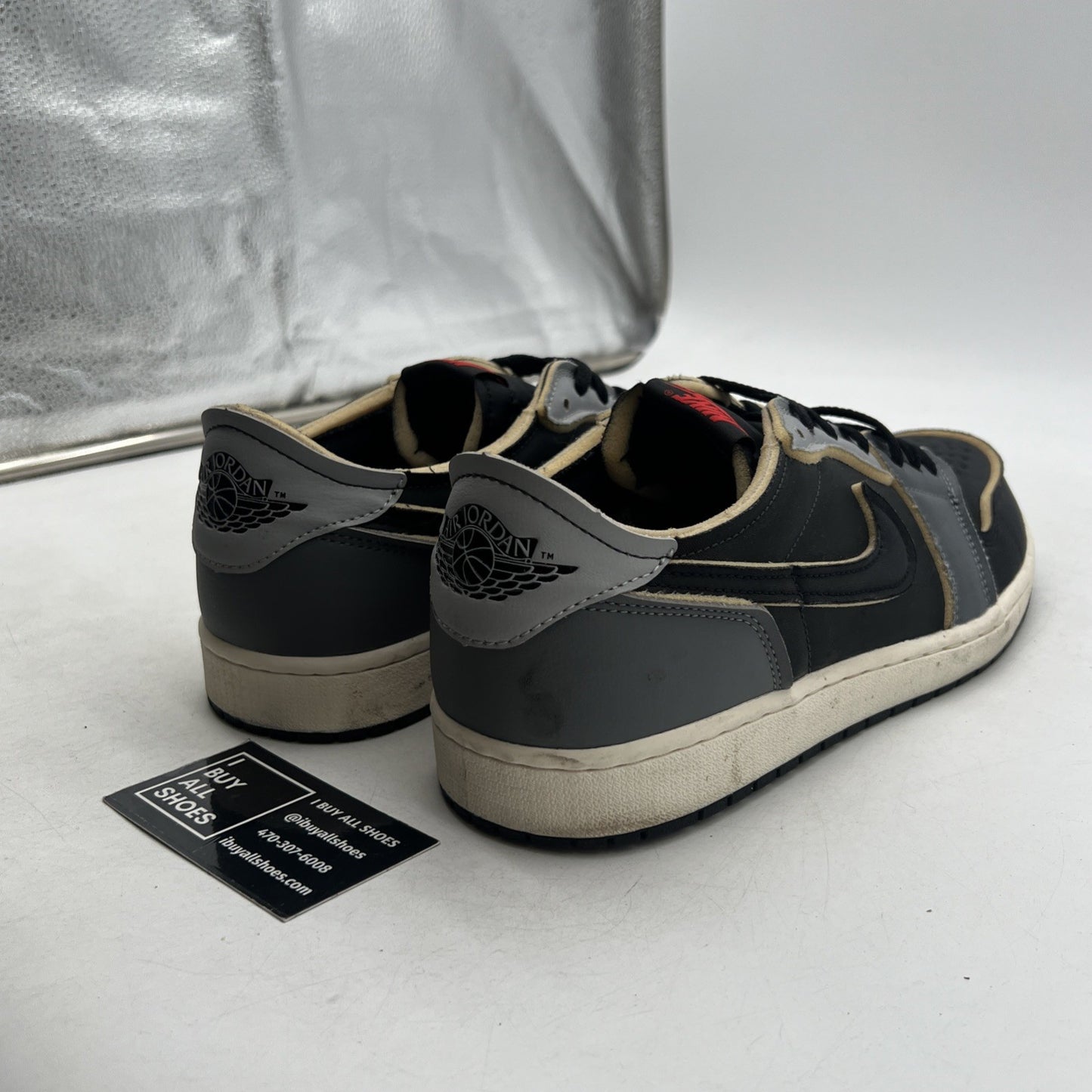 Size 13 - Air Jordan 1 Retro Low OG EX Dark Smoke Gray 2022 (DV0982-006)