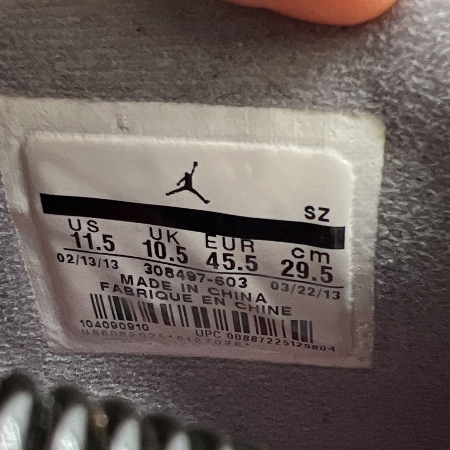 Size 11.5 - Air Jordan 4 Retro Toro Bravo 2013 (308497-603)