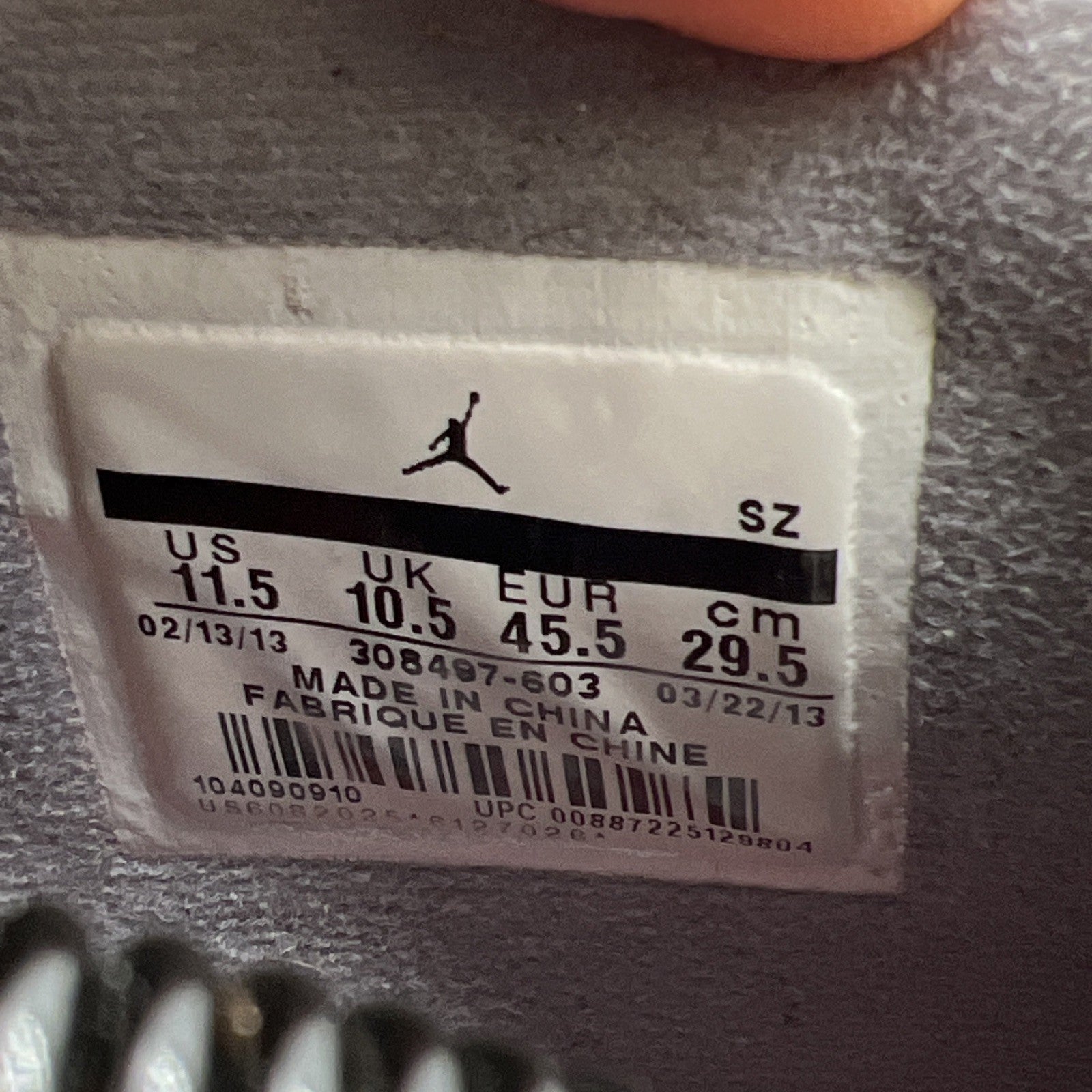 Size 11.5 - Air Jordan 4 Retro Toro Bravo 2013 (308497-603)