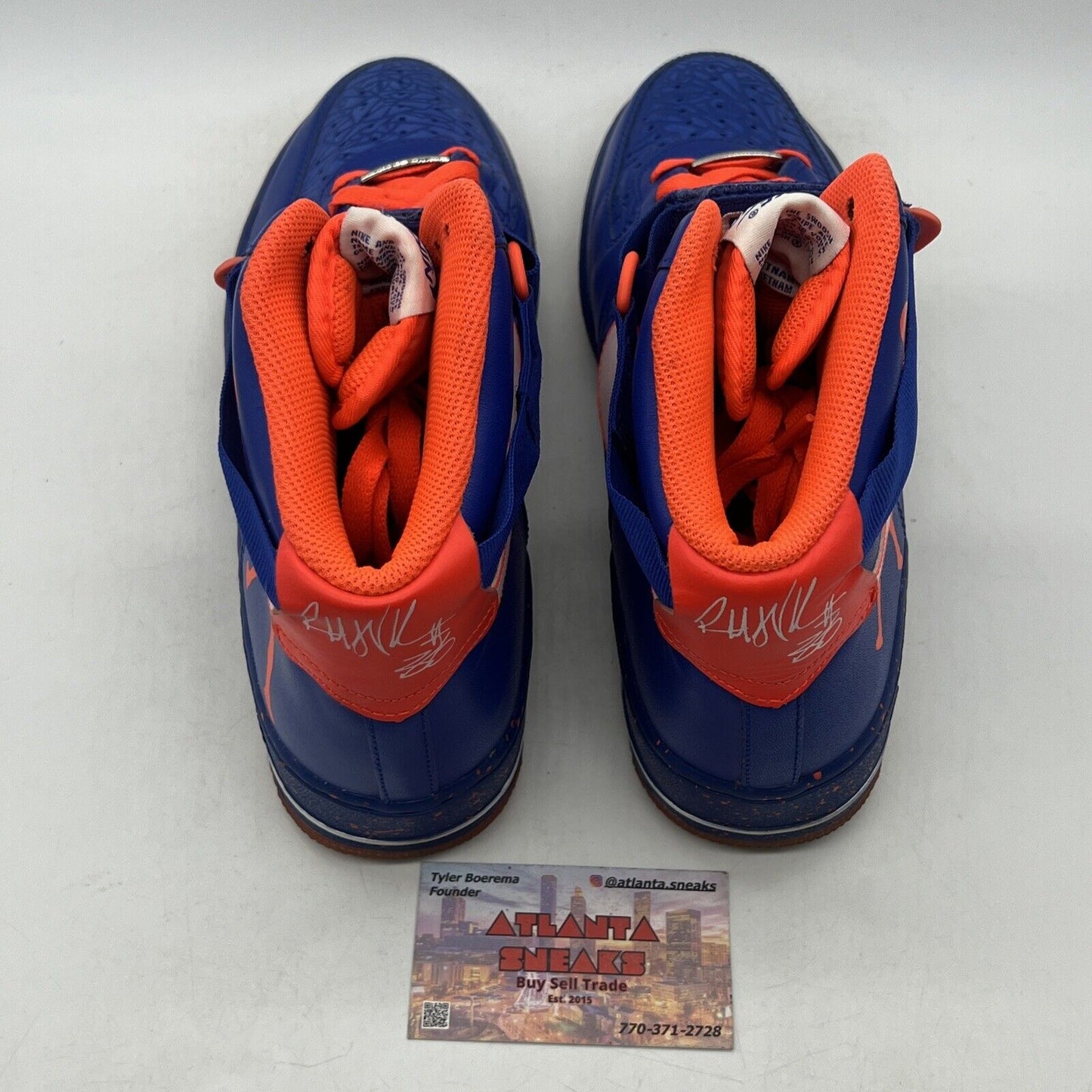 Size 10 - Nike Air Force 1 CMFT Premium QS High Rasheed Wallace Blue 624185-400