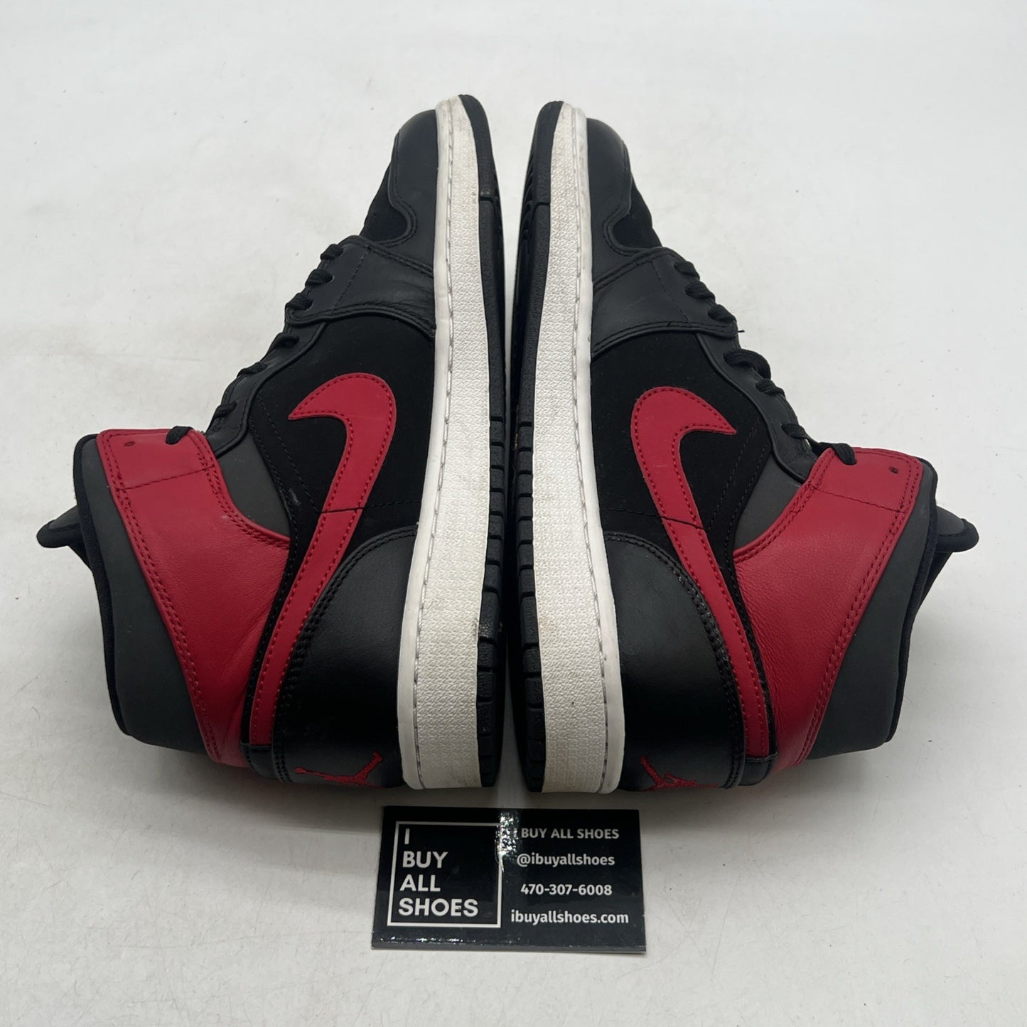 Size 9.5 - Air Jordan 1 Mid Gym Red (554724-024)