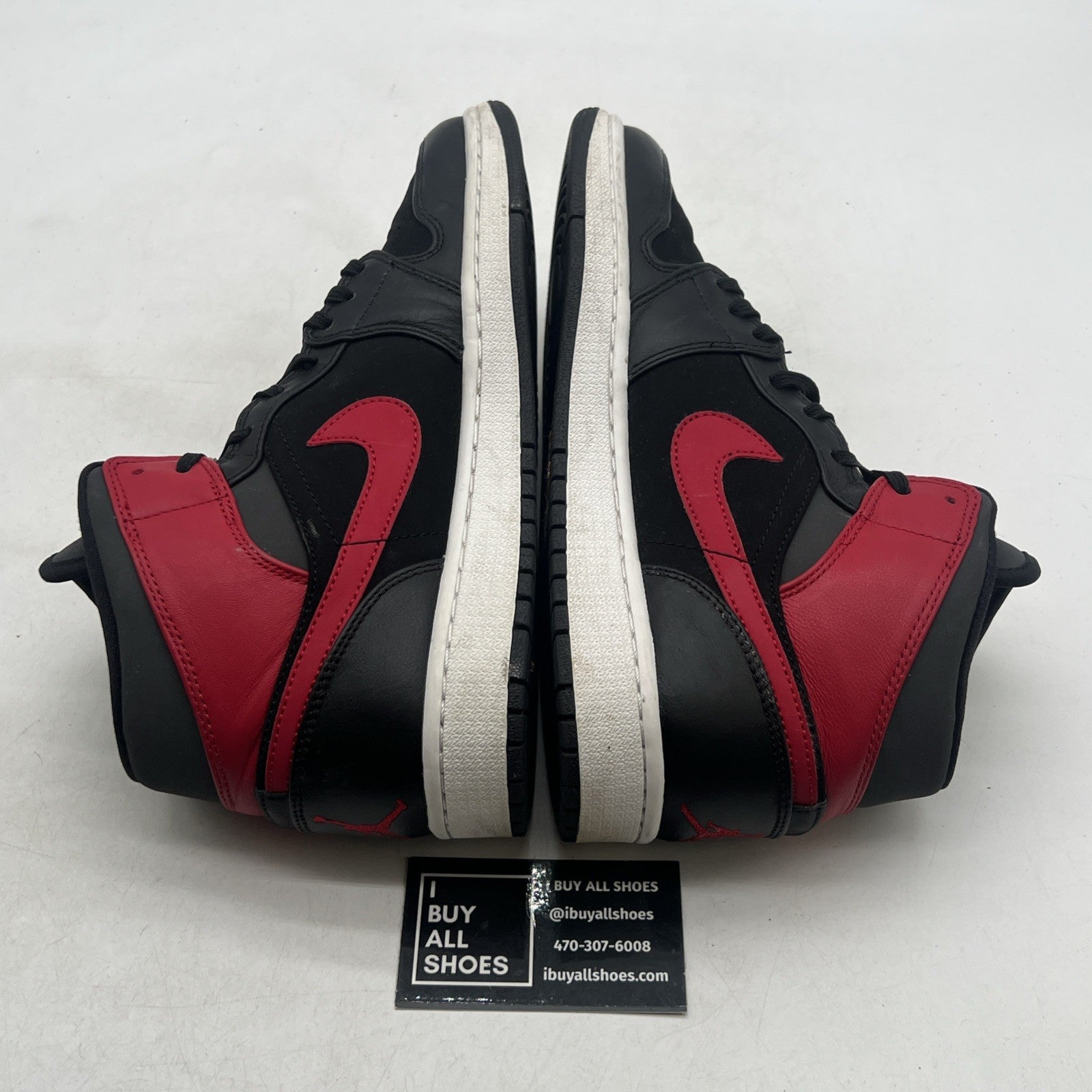 Size 9.5 - Air Jordan 1 Mid Gym Red (554724-024)