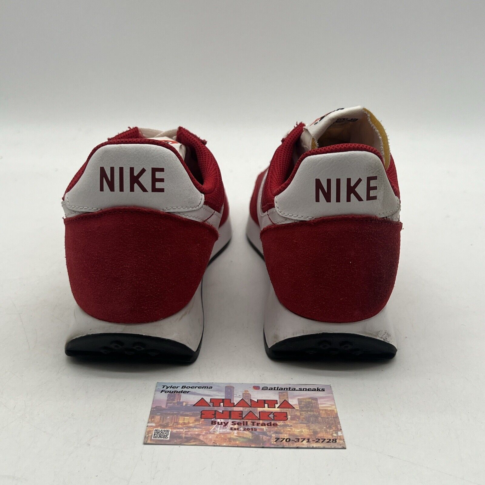 Size 9 - Nike Air Tailwind 79 Gym Red White Suede (487754-602)