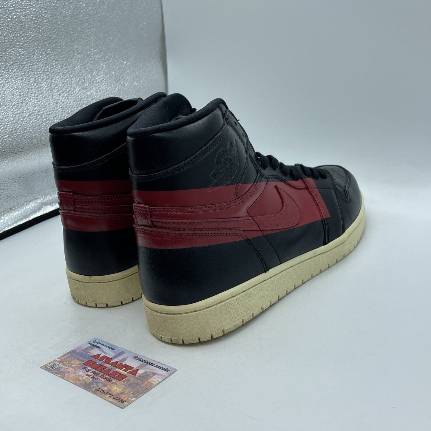Size 13 - Air Jordan 1 Retro OG High Couture White Black Red (BQ6682-006)