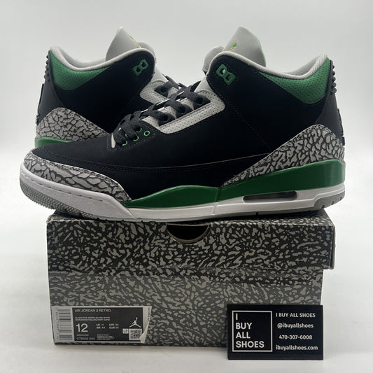 Size 12 - Air Jordan 3 Retro Mid Pine Green (CT8532-030)