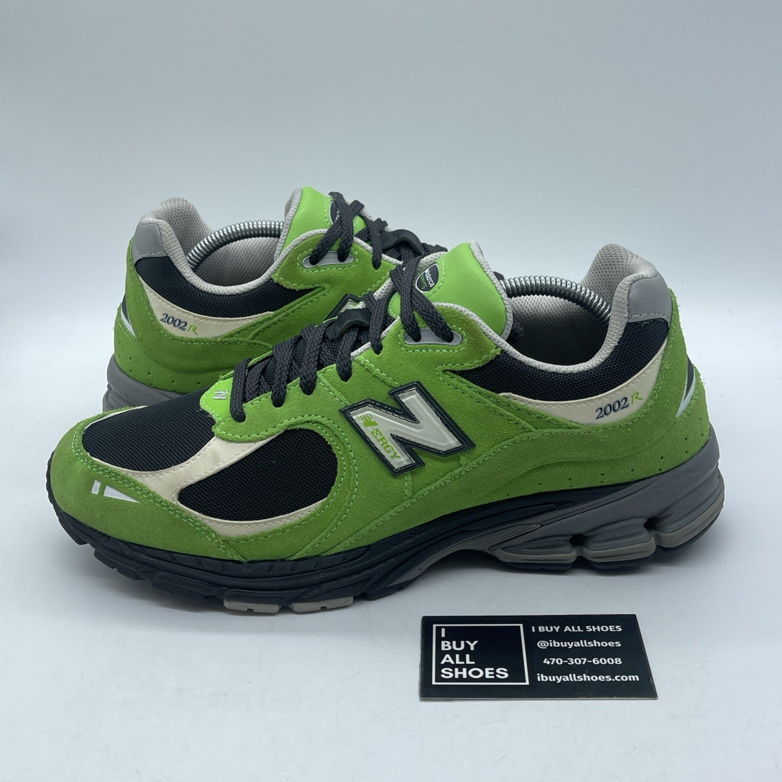 Size 10.5 - New Balance 2002R Good Vibes Pack - Green Apple Suede (M2002RGZ)
