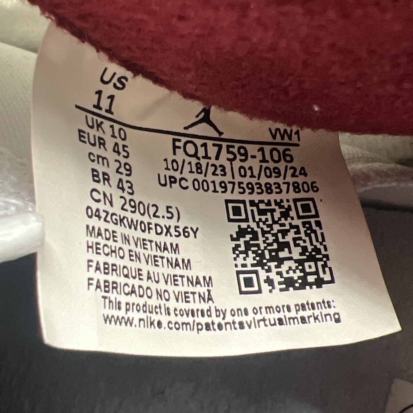 Size 11 - Jordan Spizike Low Team Red (FQ1759-106)
