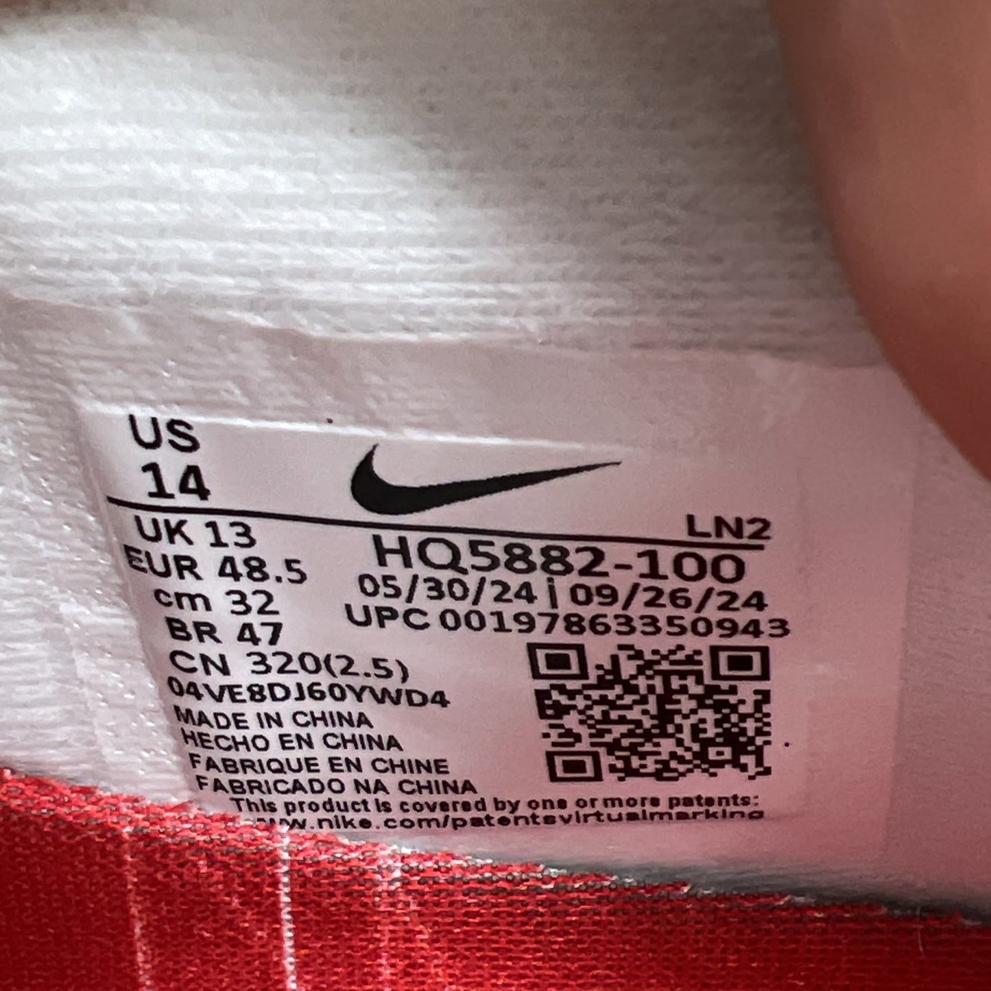 Size 14 - Nike Air Max 1 Low Poly (HQ5882-100)