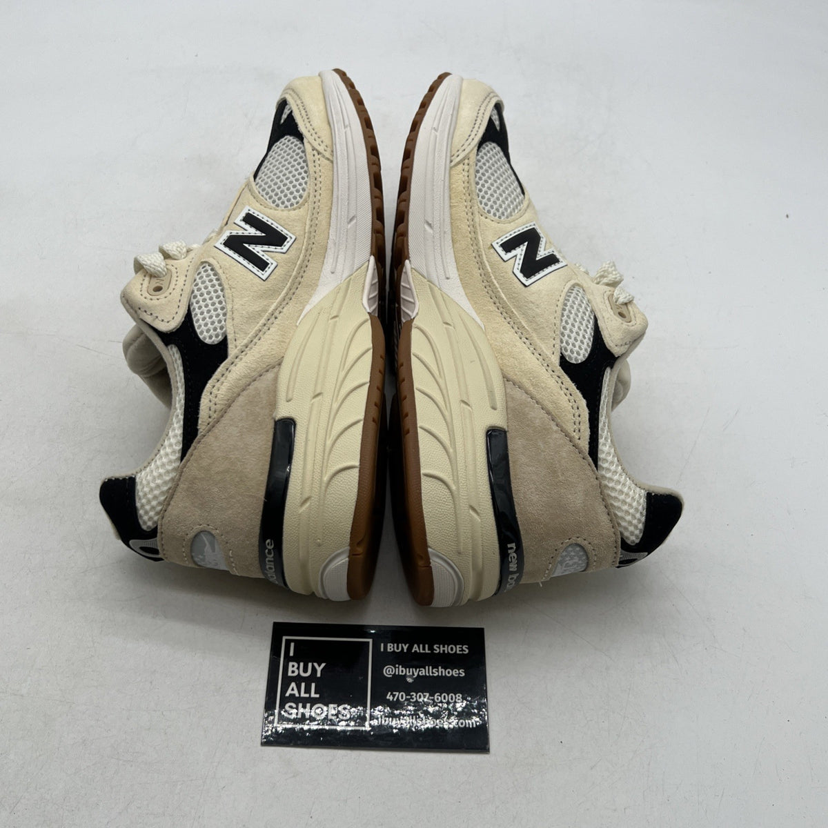 Size 10 - Teddy Santis x New Balance 993 Made in USA Sea Salt Black (U993WS)