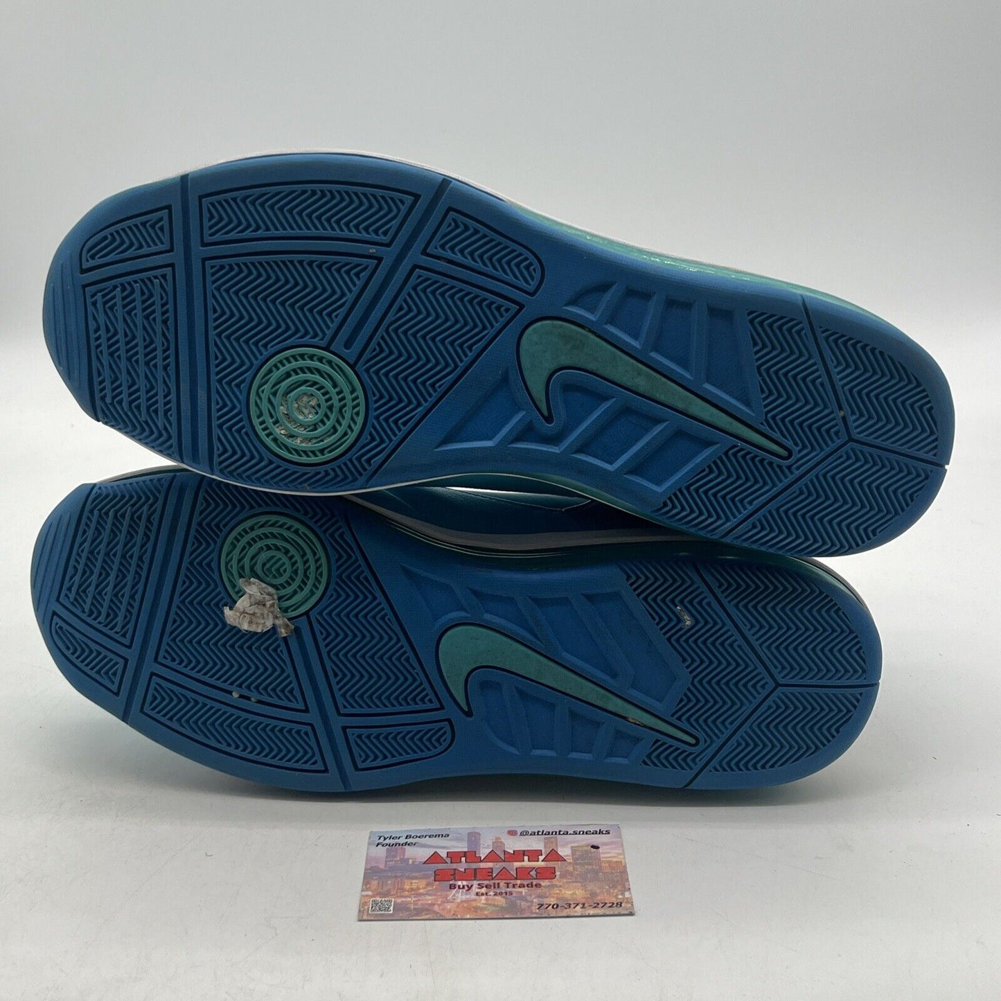 Size 12 - Nike Air Max 360 BB Low Focus Pack - Chlorine Blue