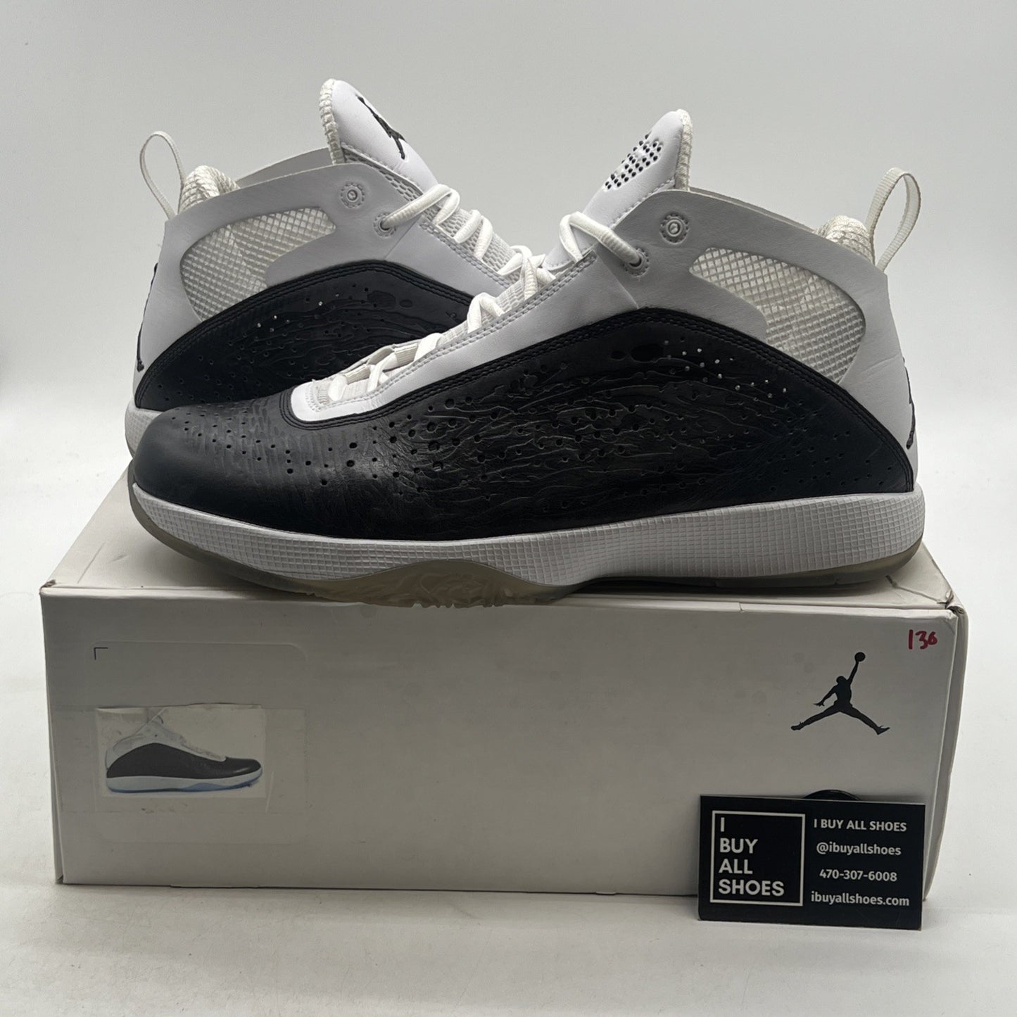 Size 13 - Air Jordan 2011 White Black (436771-101)
