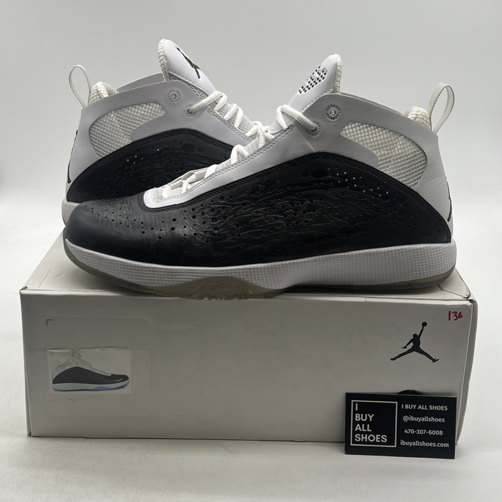 Size 13 - Air Jordan 2011 White Black (436771-101)