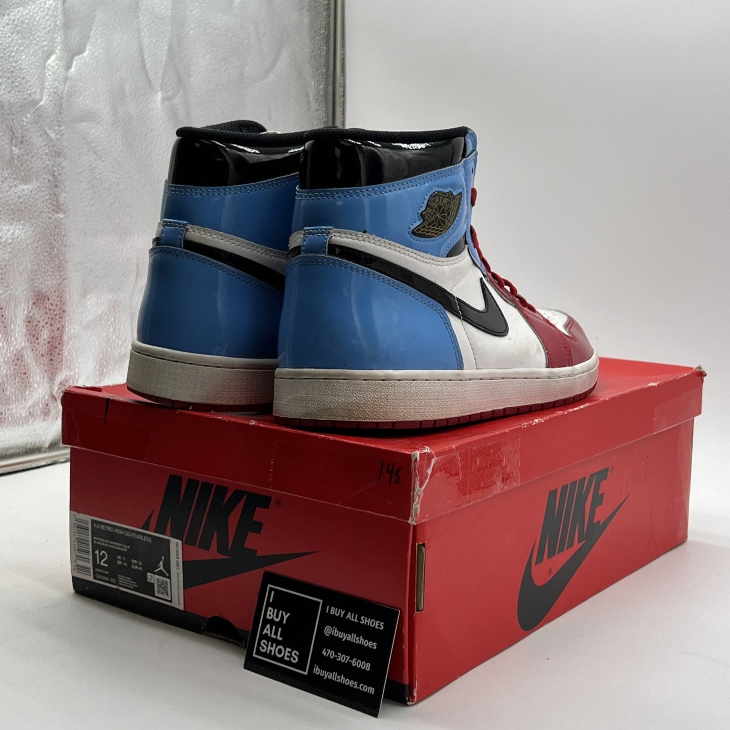 Size 12 - Air Jordan 1 Retro OG High Fearless (CK5666-100)