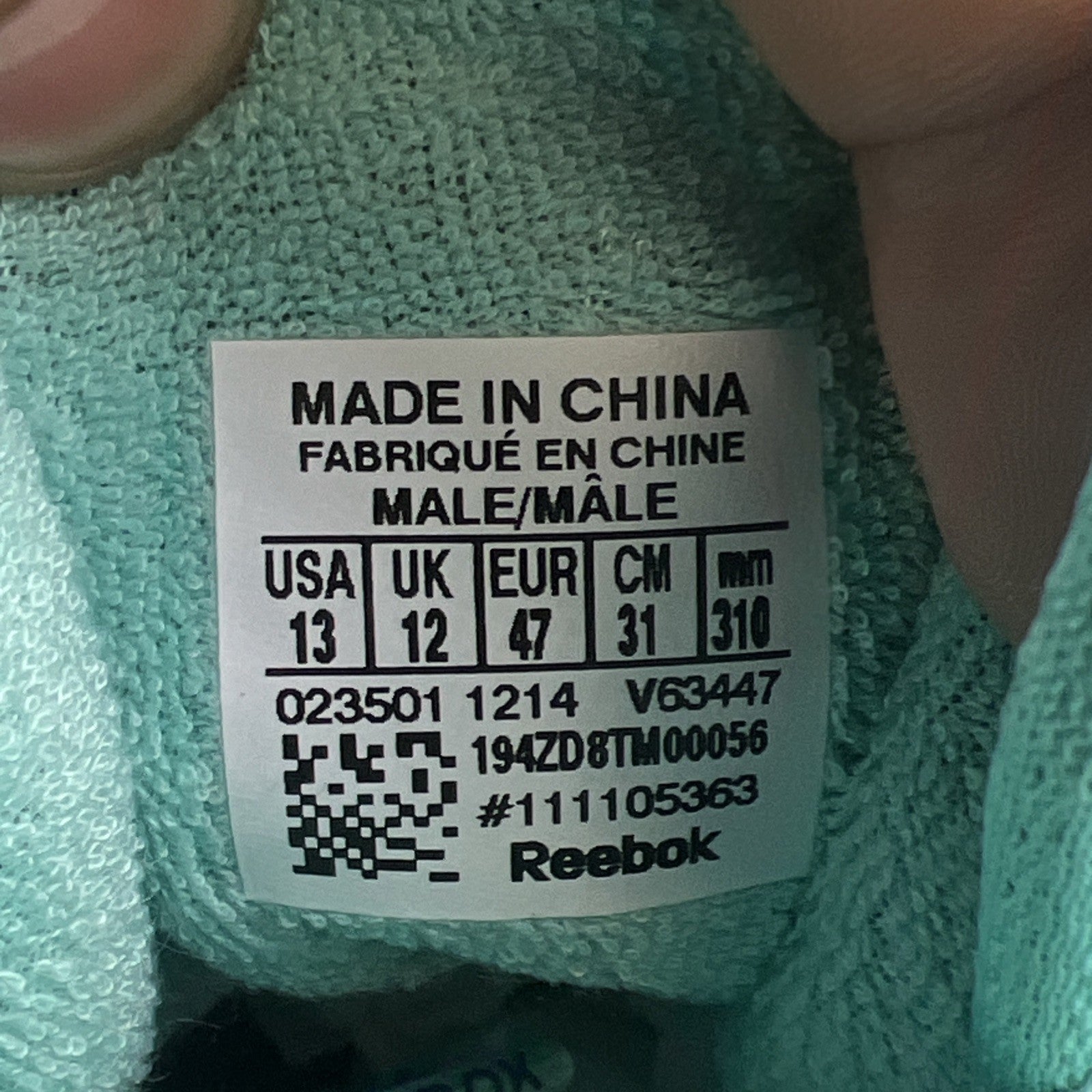 Size 13 - Reebok Packer Shoes x Sneakersnstuff x Token 38 x Question Mid
