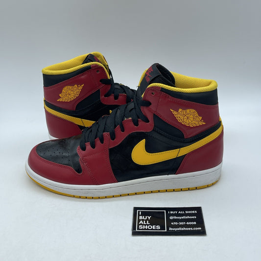 Size 9.5 - Air Jordan 1 Retro OG High Highlight Reel Red Leather (555088-017)