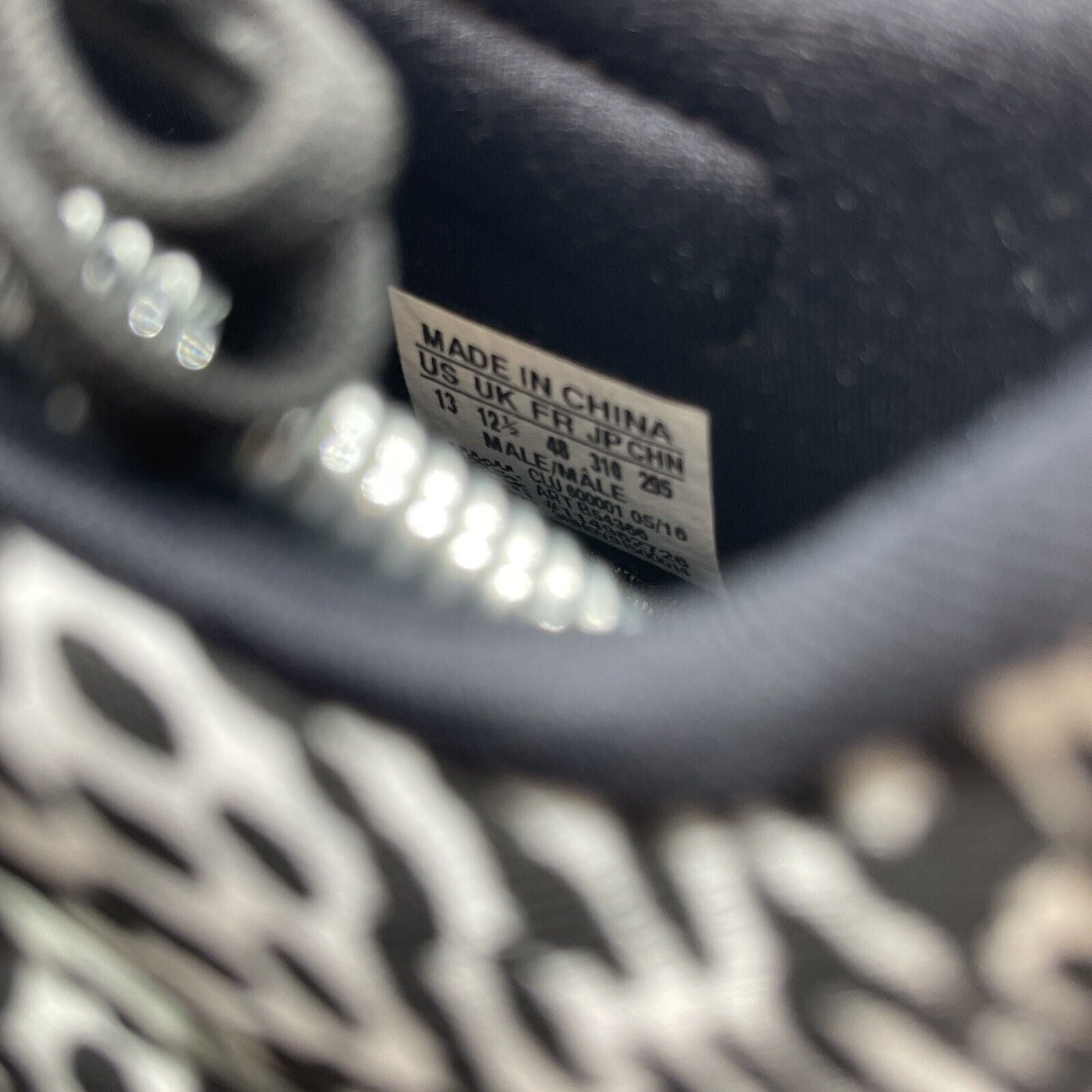 Size 13 - adidas Alphabounce Motion Capture Black White Suede (B54366)