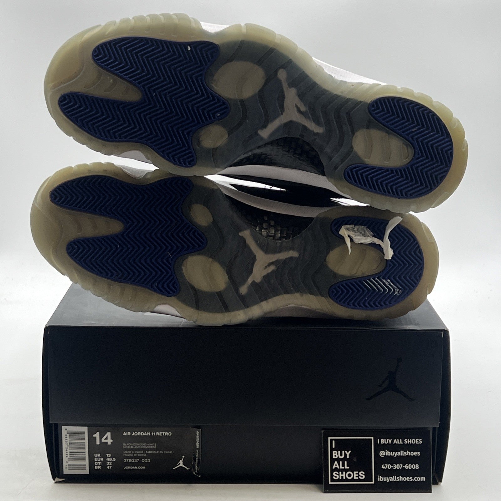 Size 14 - Air Jordan 11 Retro High Space Jam (378037-003)