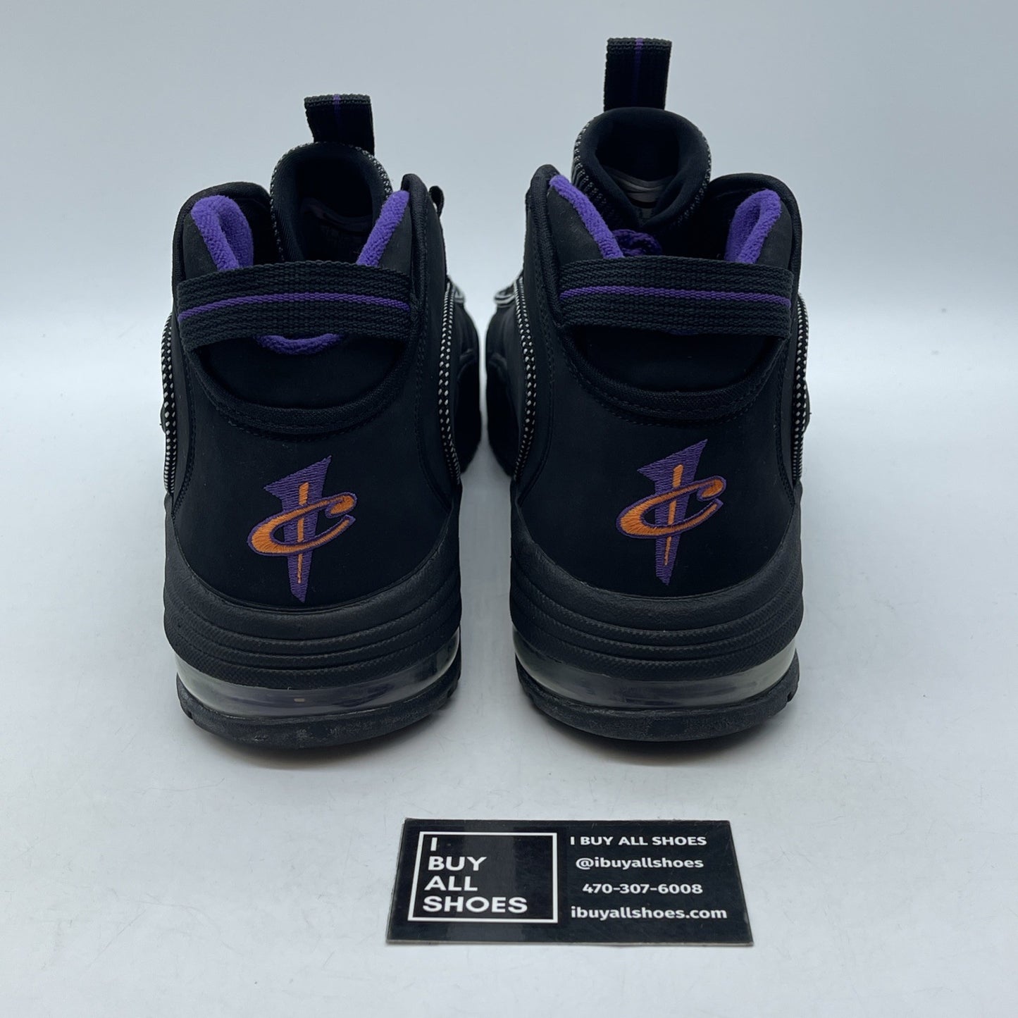 Size 13 - Nike Air Max Penny Phoenix Suns Purple Black Suede (311089-002)