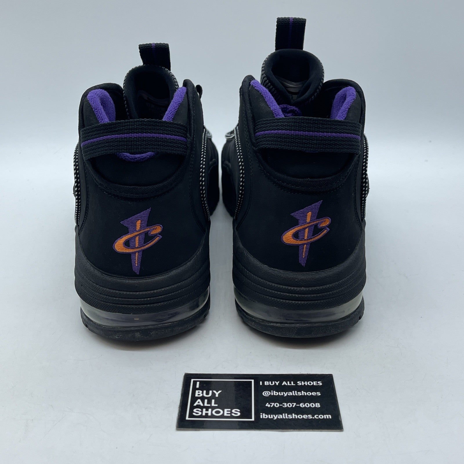 Size 13 - Nike Air Max Penny Phoenix Suns Purple Black Suede (311089-002)