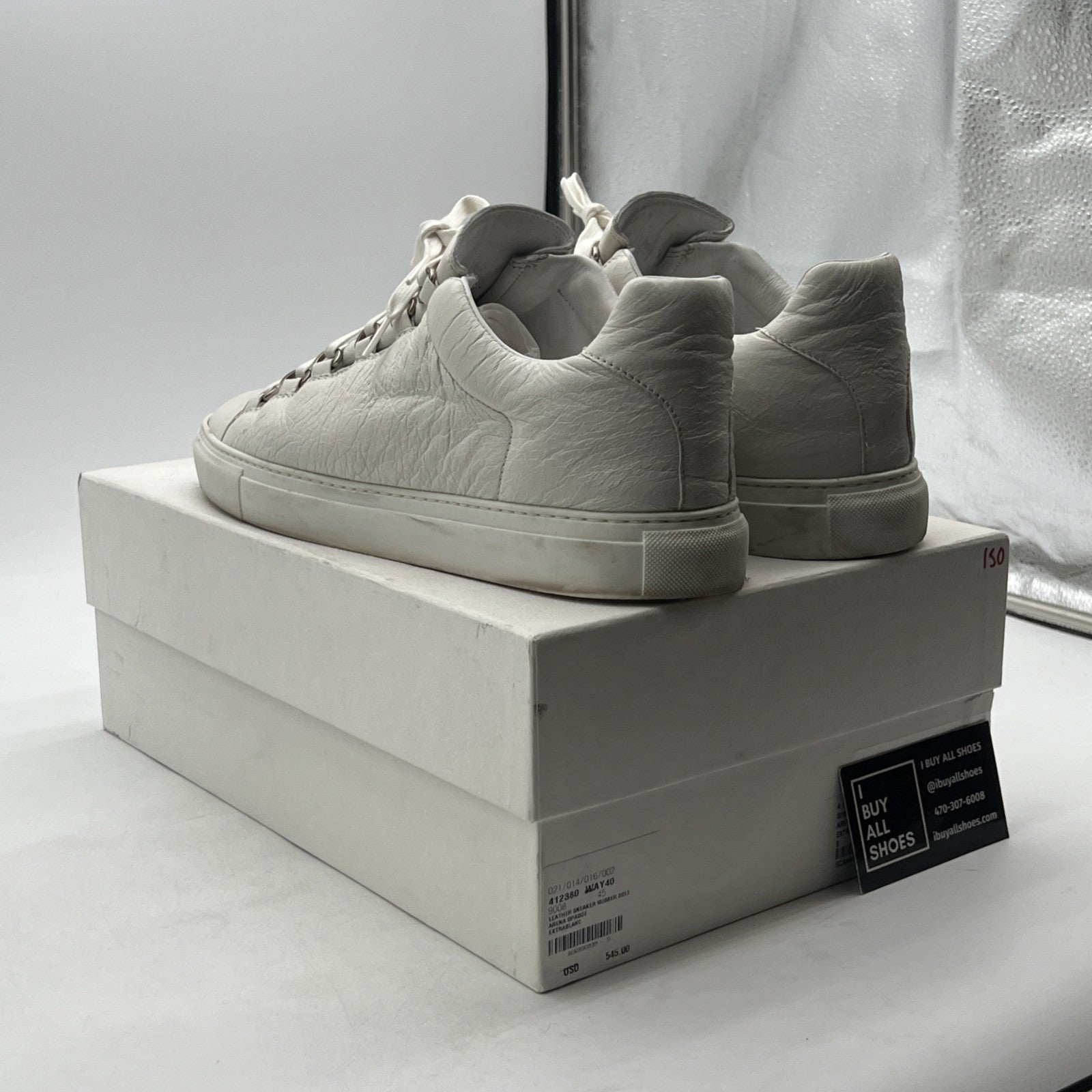 Size 45 - Balenciaga Triple S Sneaker White W (412380-WAY40-9008)
