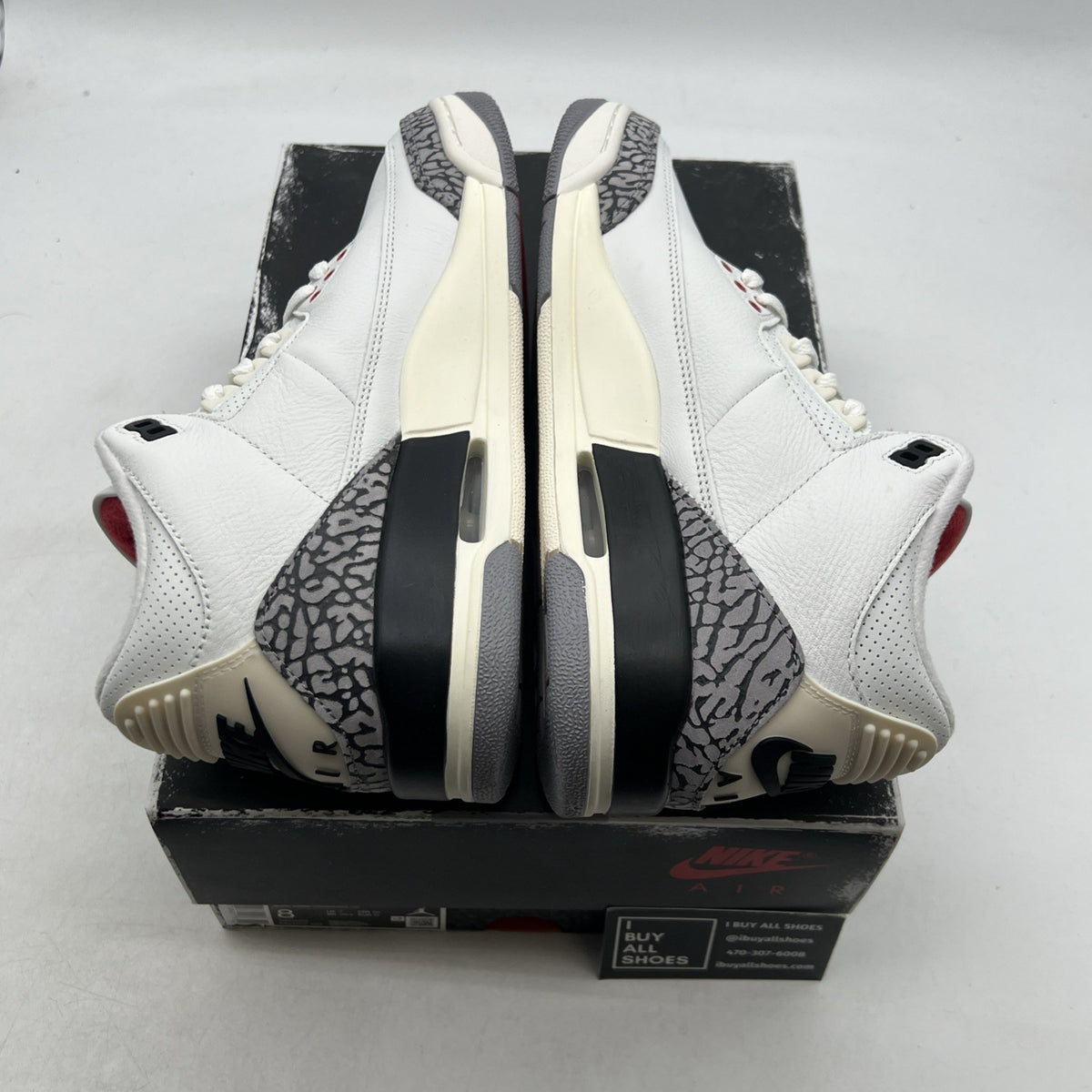 Size 8 - Air Jordan 3 Retro Mid White Cement Reimagined (DN3707-100)