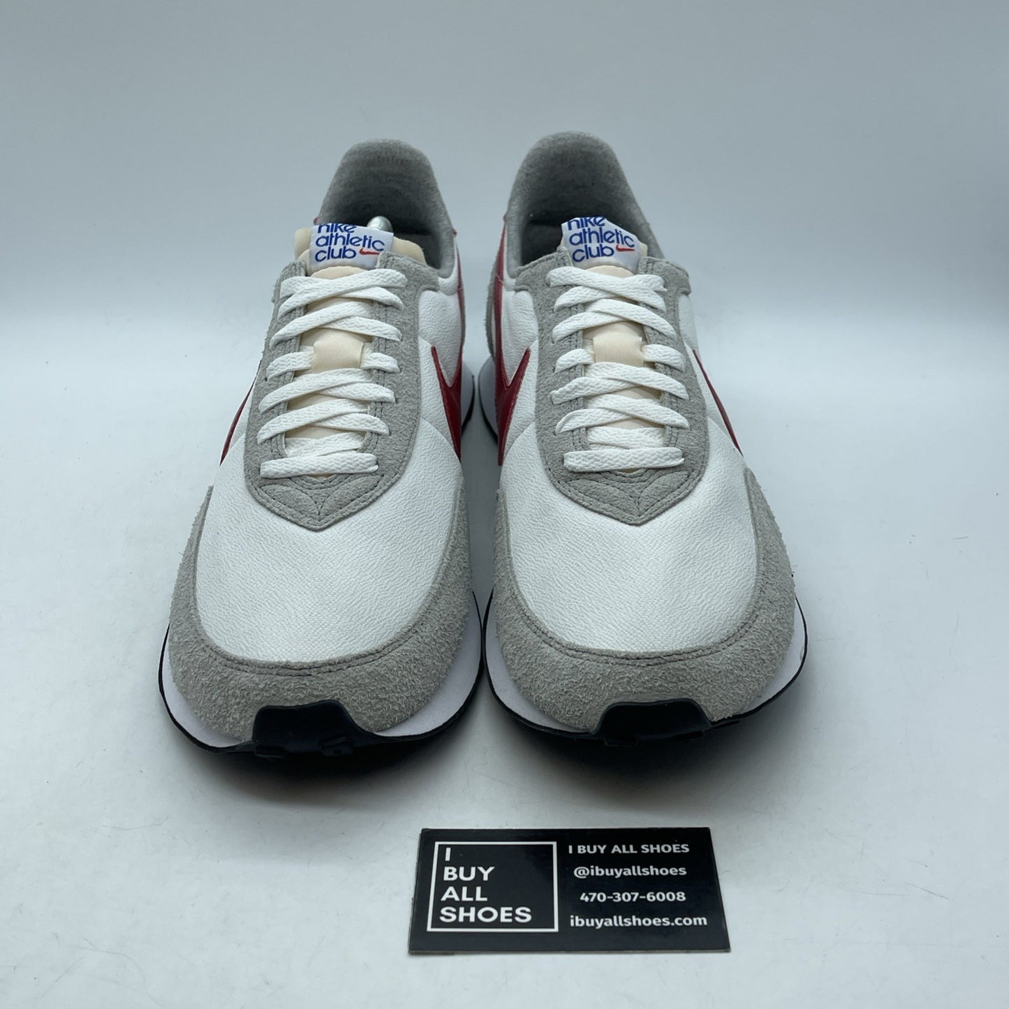 Size 13 - Nike Waffle Trainer 2 White Light Smoke Grey Gym Red (DJ6054-101)
