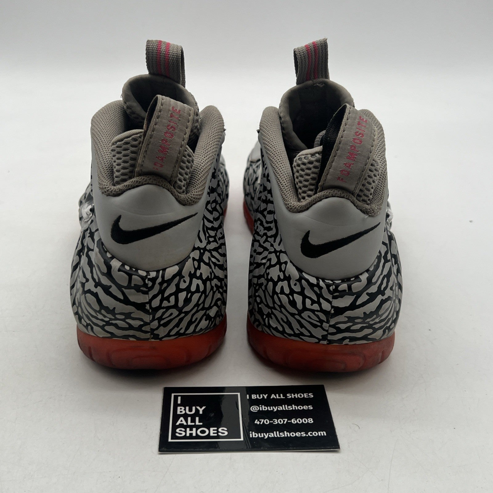 Size 9.5 - Nike Air Foamposite Pro PRM Elephant Print (616750-002)