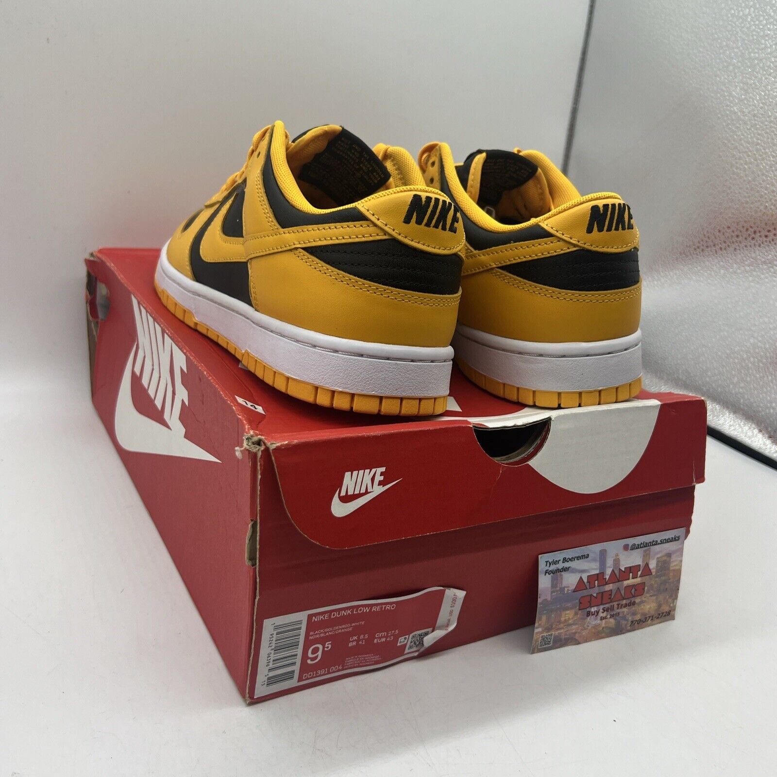 Size 9.5 - Nike Dunk Low Championship Goldenrod 2021 Brand New Og All