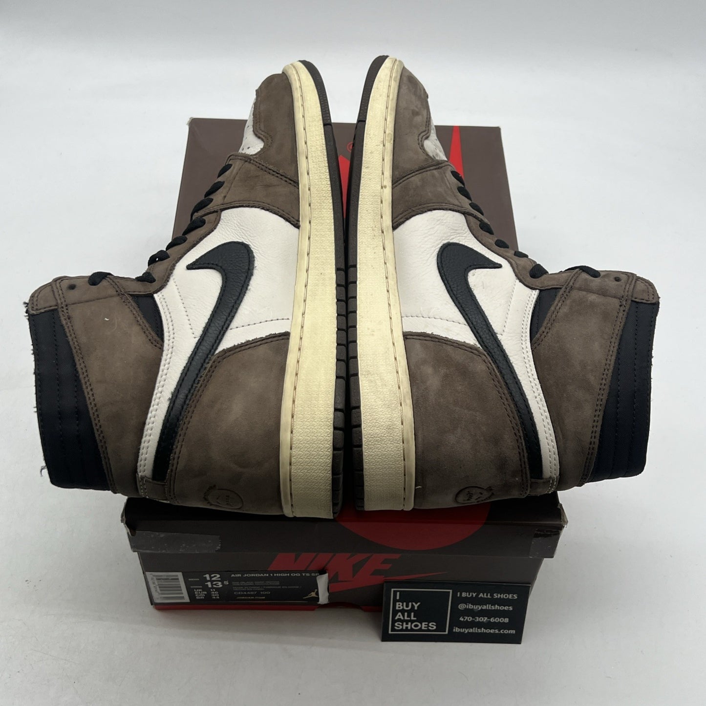 Size 12 - Air Jordan 1 Retro OG x Travis Scott High Mocha (CD4487-100)