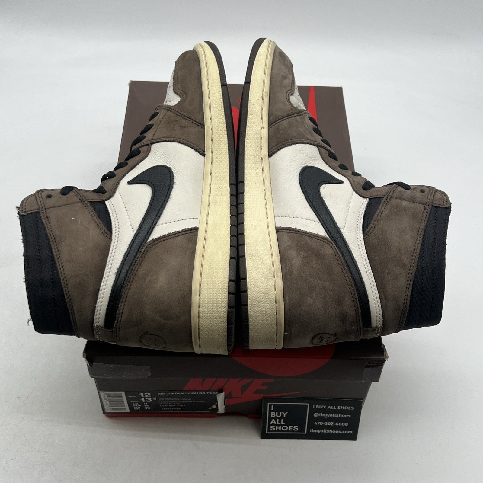 Size 12 - Air Jordan 1 Retro OG x Travis Scott High Mocha (CD4487-100)