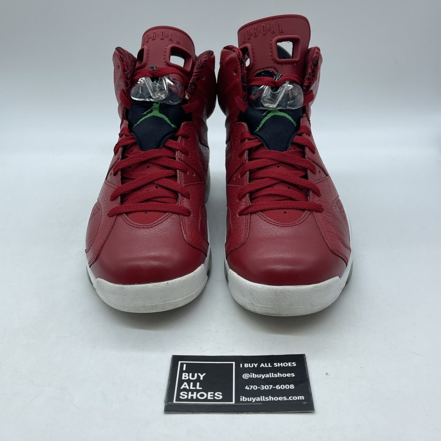 Size 9 - Air Jordan 6 Spizike History of Jordan Red Black Leather (694091-625)