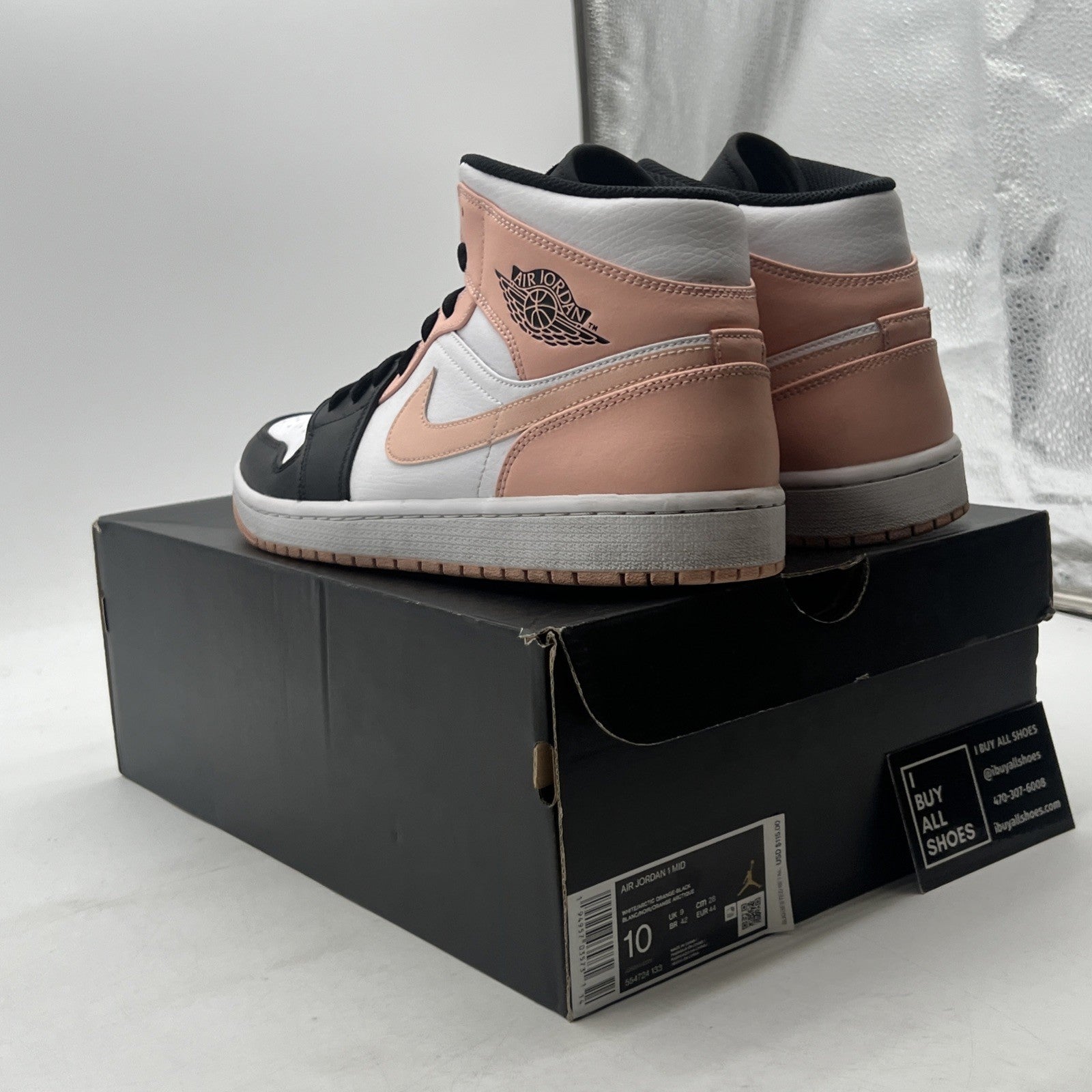 Size 10 - Air Jordan 1 Mid Crimson Tint (554724-133)