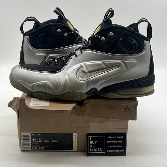 Size 11.5 - Nike 1/2 Cent Black Silver (344646-003)
