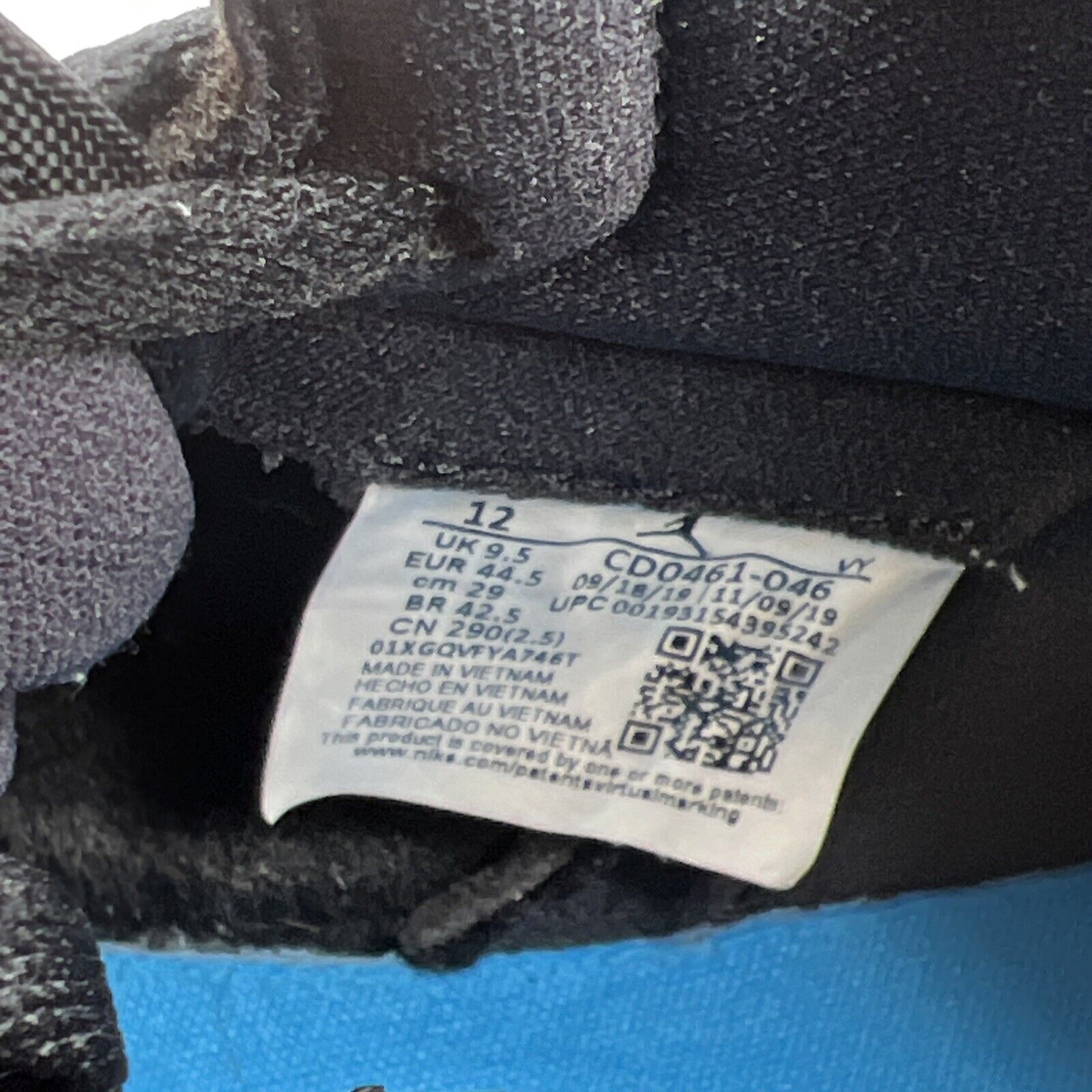 Size 12 - Air Jordan 1 High OG UNC To Chicago 2020 (CD0461-046)