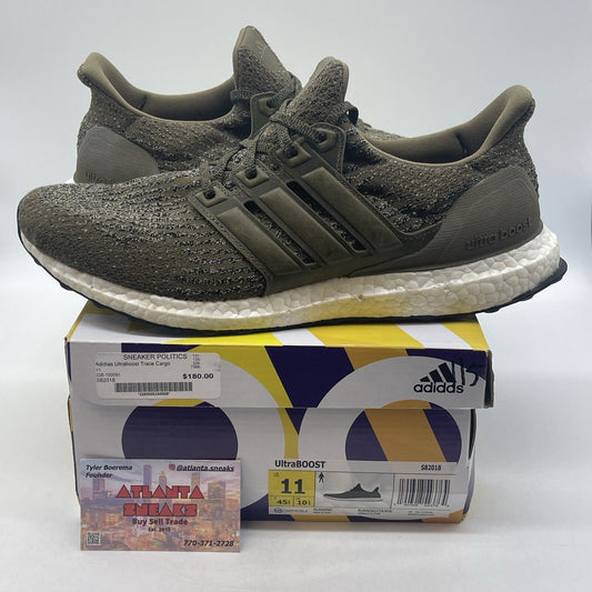 Size 11 - adidas UltraBoost 3.0 Trace Olive White (S82018)