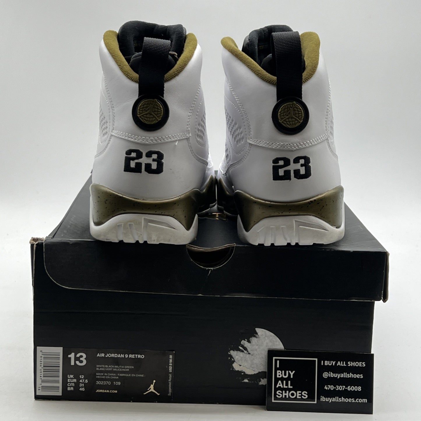 Size 13 - Air Jordan 9 Retro Statue (302370-109)