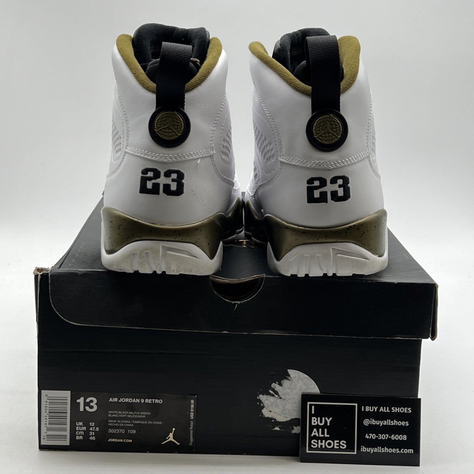 Size 13 - Air Jordan 9 Retro Statue (302370-109)