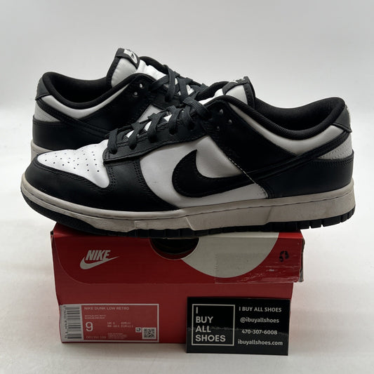 Size 9 - Nike Dunk Low Black White (DD1391-100)