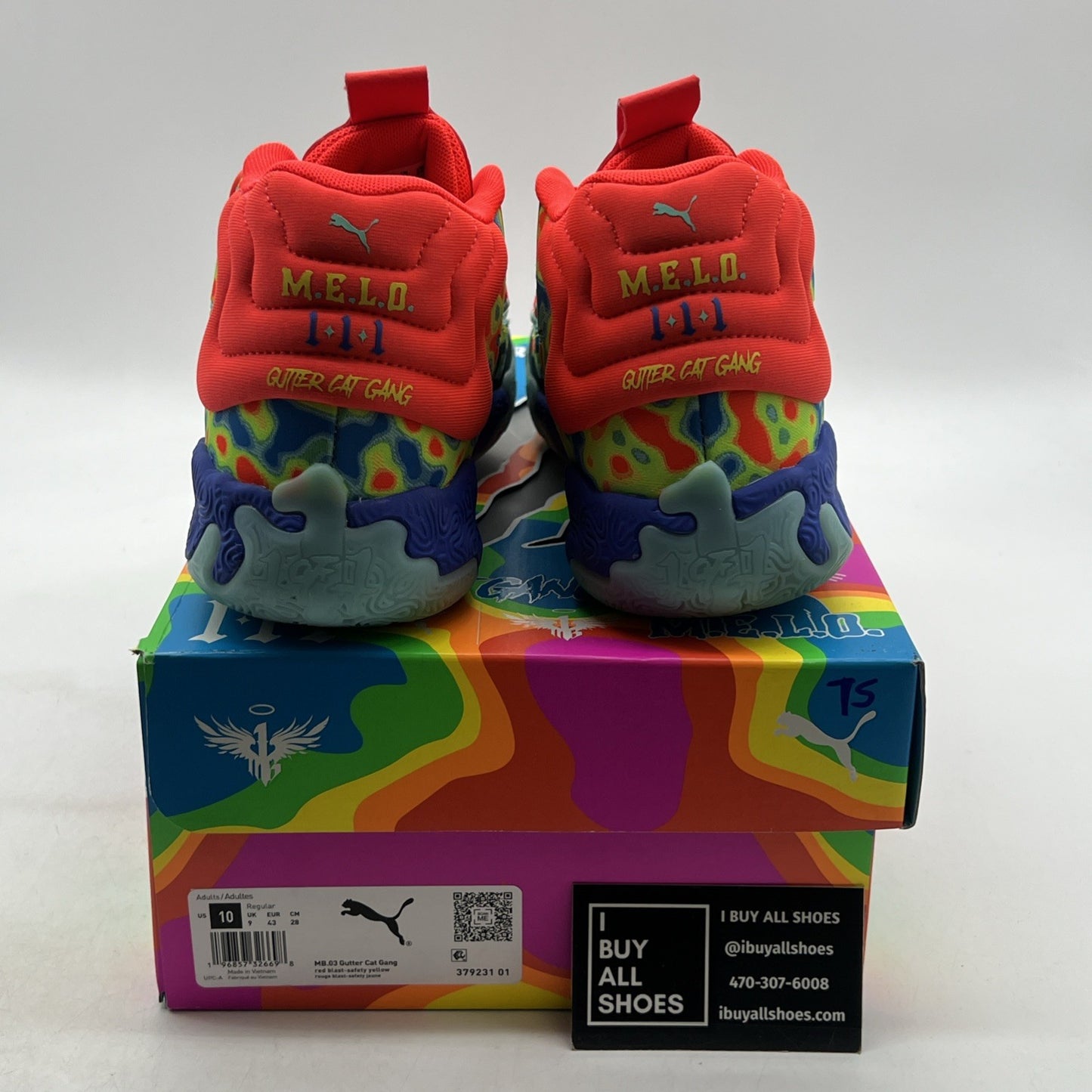 Size 10 - PUMA MB.03 GutterMelo (379231-01)