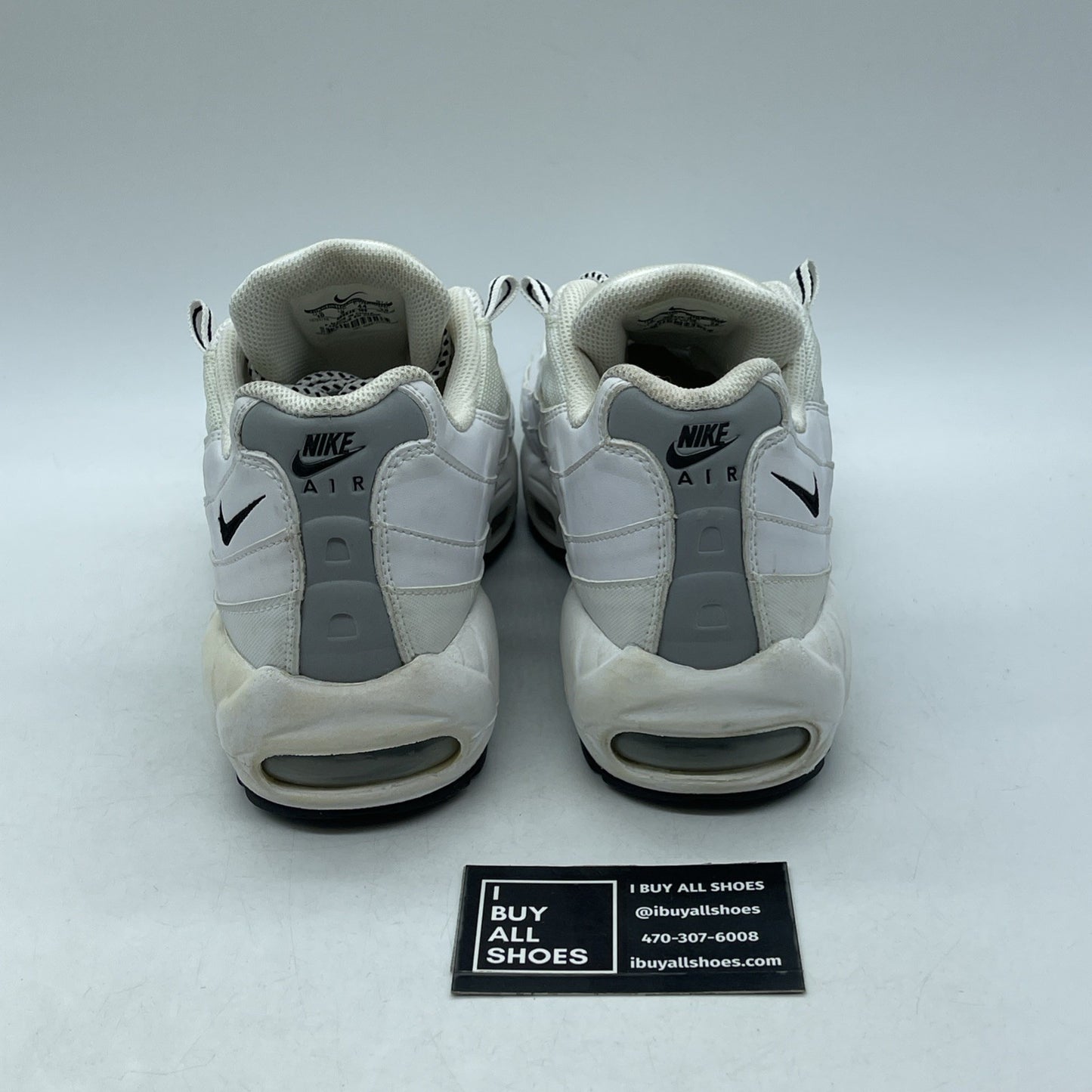Size 10 - Nike Air Max 95 White Black (609048-109)