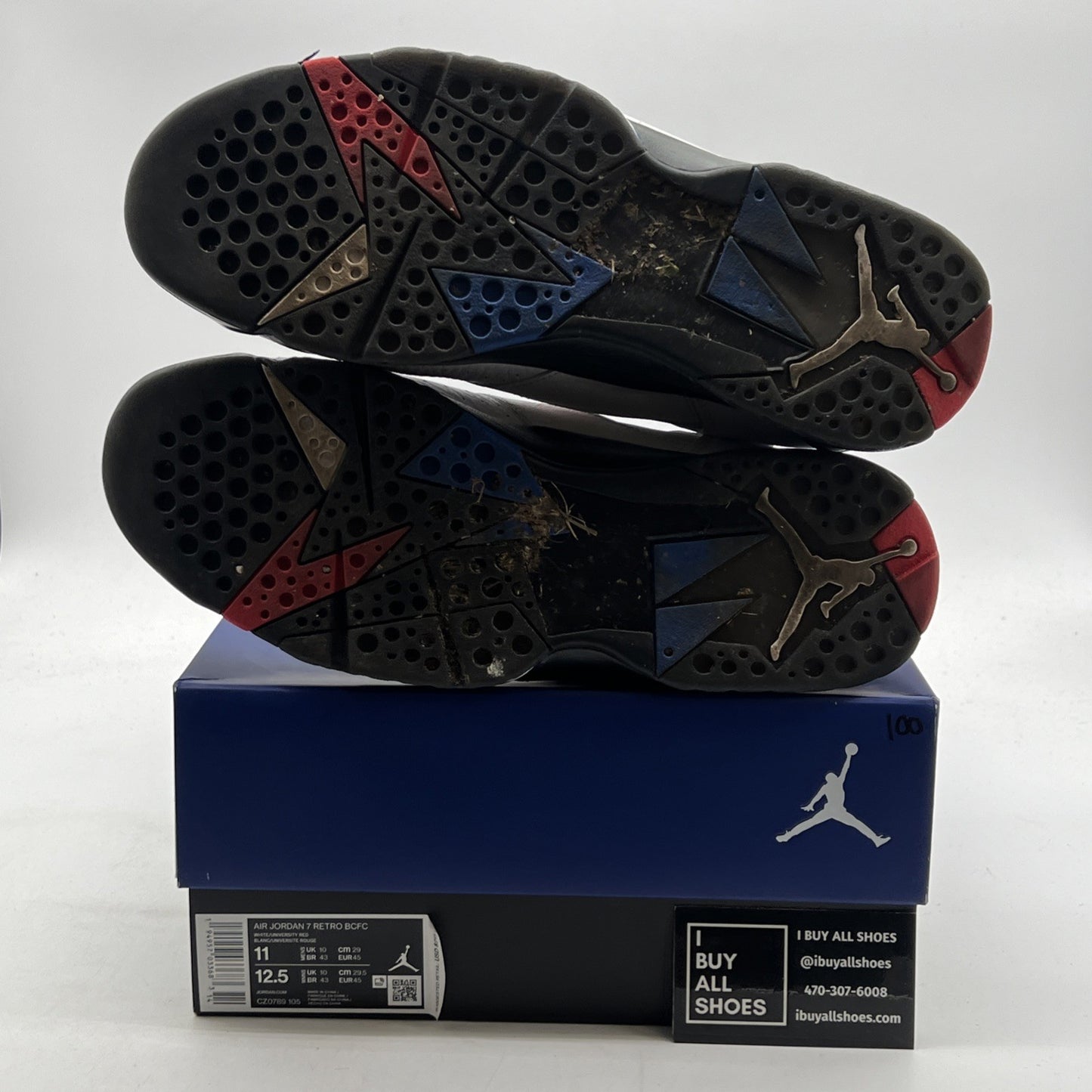 Size 11 - Paris Saint-Germain x Air Jordan 7 Retro Paname (CZ0789-105)