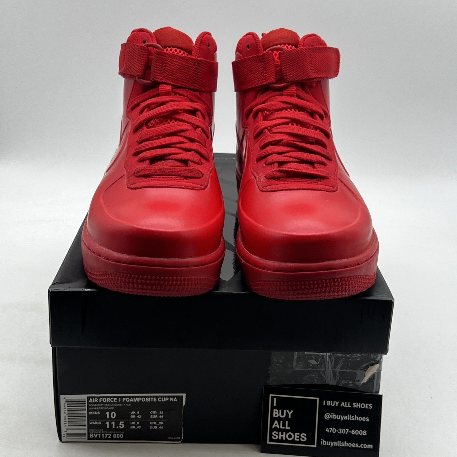 Size 10 - Nike Air Force 1 Foamposite Red (BV1172-600)