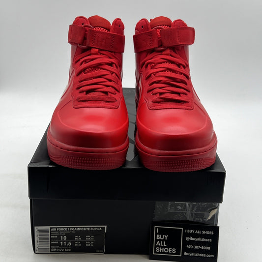 Size 10 - Nike Air Force 1 Foamposite Red (BV1172-600)