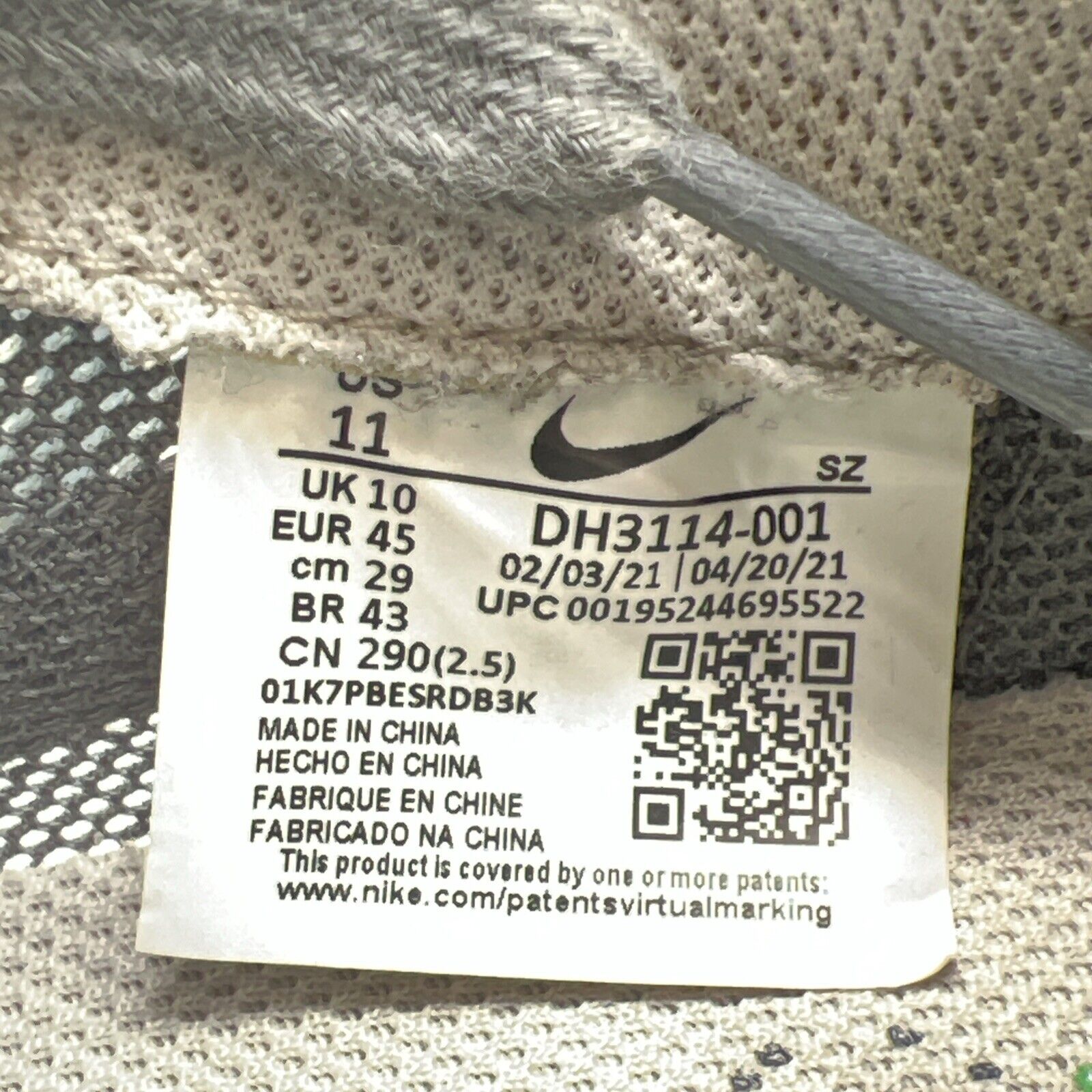 Size 11 - Nike sacai x Clot x LDWaffle Kiss Of Death 2 (DH3114-001)