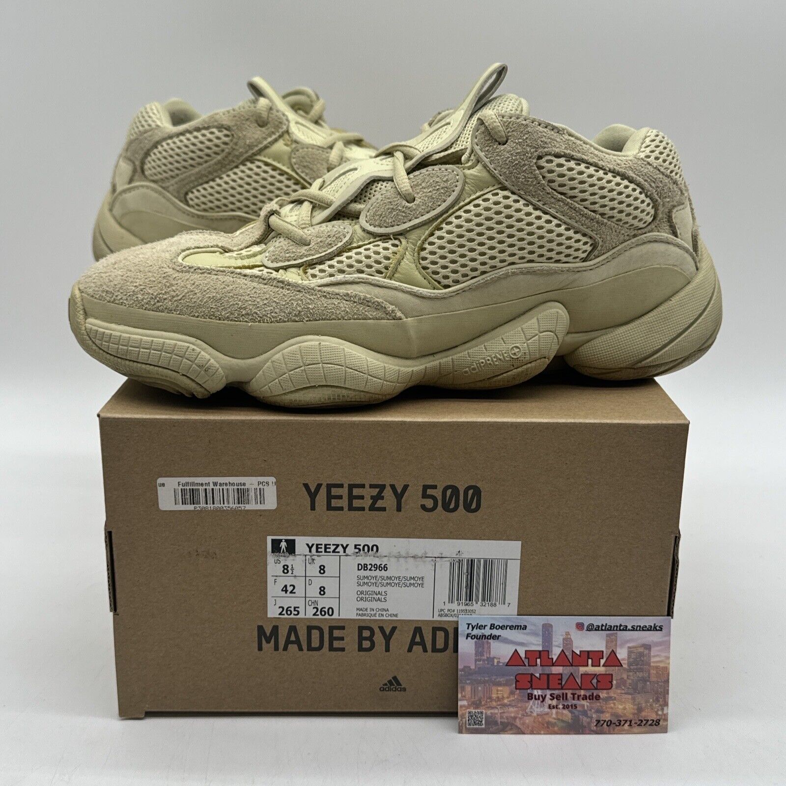 Size 8.5 - adidas Yeezy 500 Super Moon Yellow OG All Boost Kanye Vultures Hype