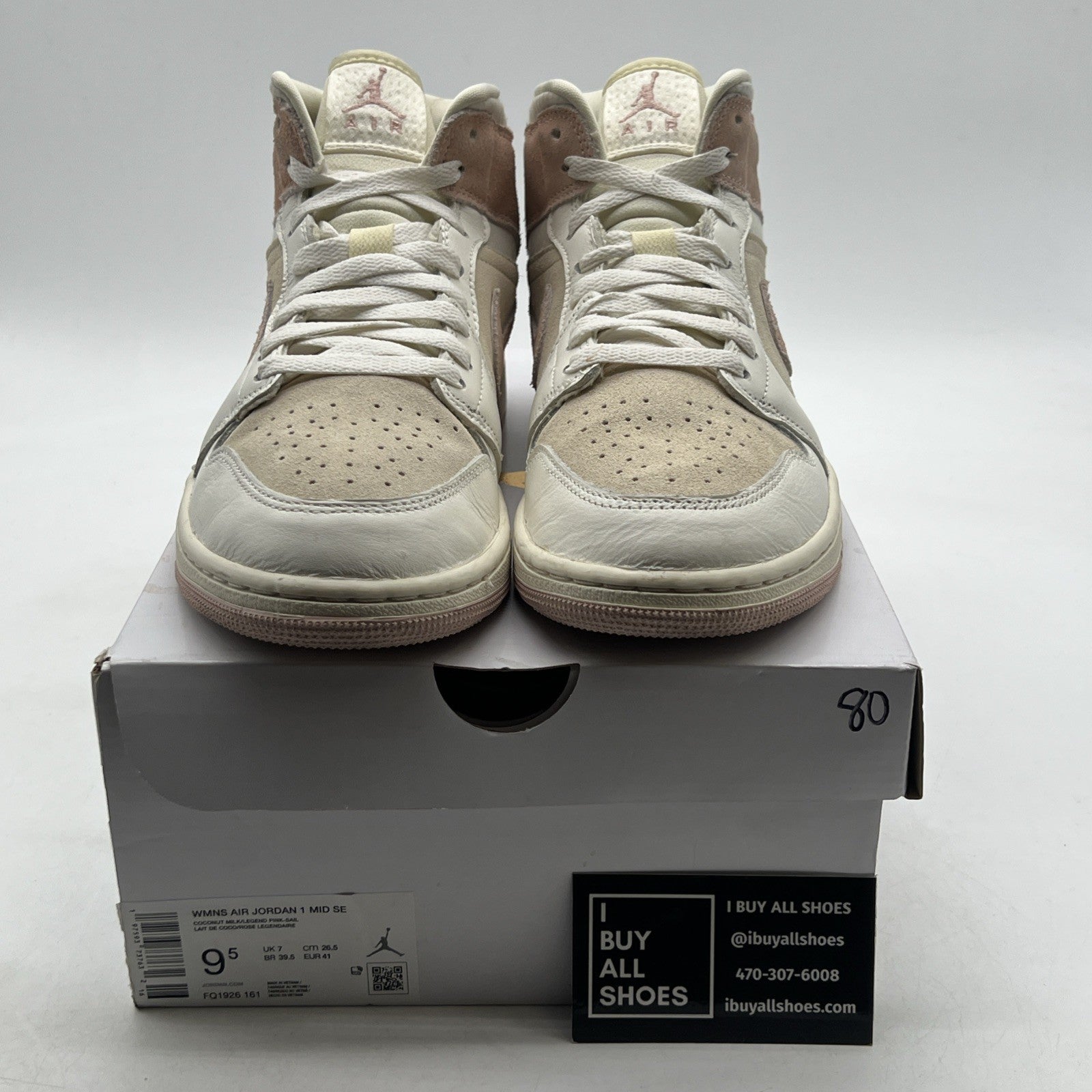 Size 9.5 - Air Jordan 1 SE Mid Seersucker W (FQ1926-161)