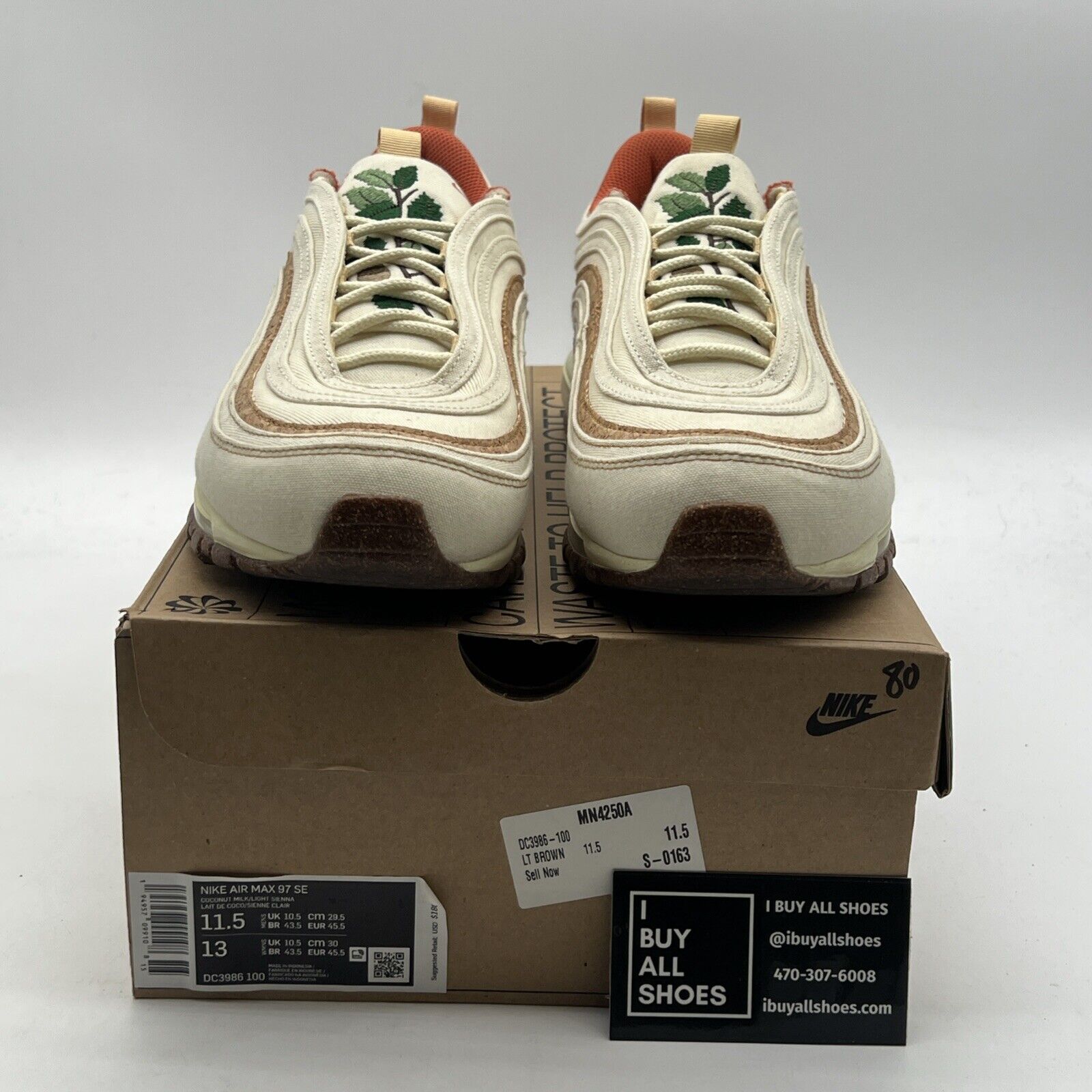 Size 11.5 - Nike Air Max 97 Cork - (DC3986-100)